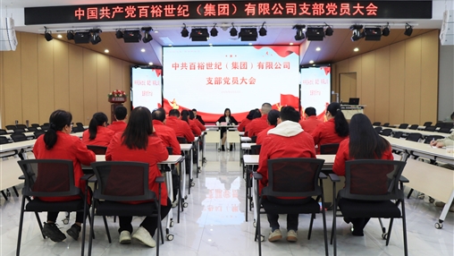 凝心聚力啟新程 砥礪奮進譜新篇|中國共產(chǎn)黨百裕世紀(jì)（集團）有限公司支部委員會順利召開換屆選舉大會